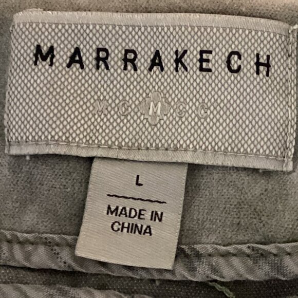 Marrakech Janie 60s Velveteen Embroidered Sage Green Jacket L 202H - Picture 14 of 16